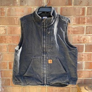 Carhartt Fleece Lined Vest Sz Large